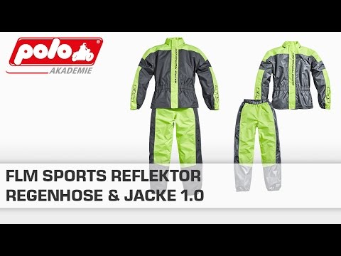 FLM Sports Reflektor Regenhose & Jacke 1.0