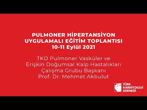 TKD - Pulmoner Hipertansiyon Konusunda Toplumsal Farkındalığa Yönelik Önemli Bilgiler - 2021.09.16