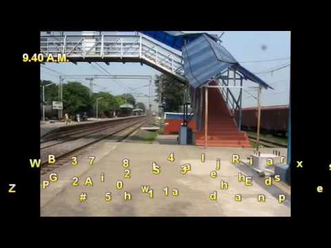 Rajdhani Express chasing Rajdhani Express:240 kmph action!!!!!!!!