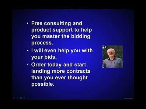 how to bid on cleaning contracts