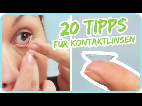 20 TIPPS für Kontaktlinsen