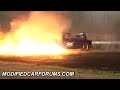 Nathan Allen's latest creation - MONSTER - a blown LS1 stuffed into a 1966/7 E10 corolla. Probably the smallest car you could possibly find from the 60's. Anyways as this little rolla has proven in it's short time as a burnout car, it is not adverse to a fair whack of flames! After the flames are extinguished, Nathan got back into his burnout, massive revs and plumes of smoke came to a sudden stop as the blower blew itself off the manifold! www.modifiedcarforums.com