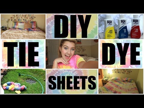 how to dye bedding