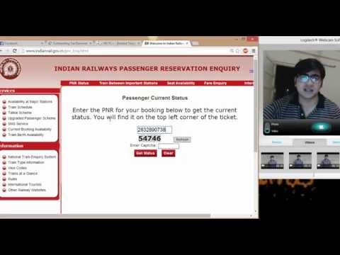 how to print train ticket from pnr no