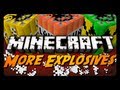 Minecraft: More Explosives Mod! (Missiles, Land Mines, Fireworks & More)