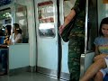 Departing Bedok MRT Station With Door Closing Announcemet