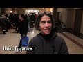 #J18 CHICAGO, IL - Protesters gathered in Chicago's City Hall on January 18th, 2012 to speak out against Rahm Emanuel's new ordinances that will permanently effect city provisions regarding assembly. With the G8 and NATO summits approaching, weary opponents consider Emanuel's actions as an infringement of First Amendment Rights.