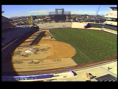 Coors Field construction