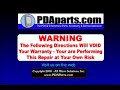 Tungsten T, T2 & T3 Screen Replacement Directions