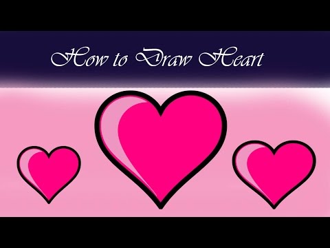 How To Draw a Heart (STEP BY STEP!!)
