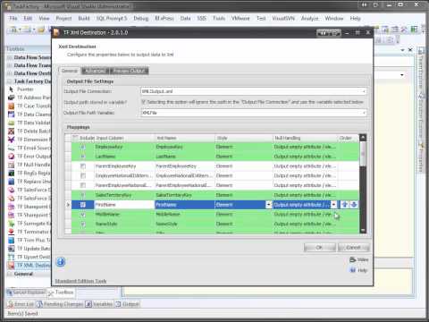 Task Factory XML Destination | Arcane Code