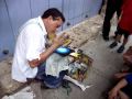 Artist in Cartagena, Columbia