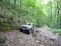 07 Jeep Liberty offroading