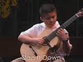 9 year old boy plays Acoustic Alchemy & others