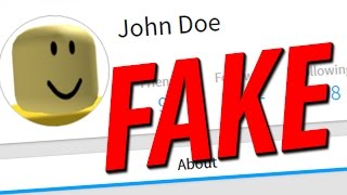 John Doe Is Fake Roblox Minecraftvideos Tv