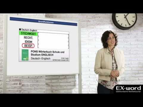 Casio EX-word-Serie - Grundfunktionen erklärt (Herstellervideo)