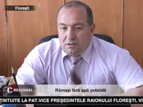 Rămași fără apă potabilă