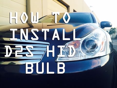 DIY: How to Install D2S HID Bulbs on Infiniti G35 G37 Sedan or Coupe 2007-2014