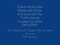 Police Horse Unit and Drink.