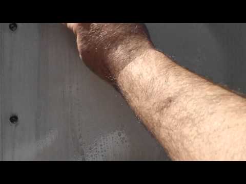 how to clean black streaks off rv