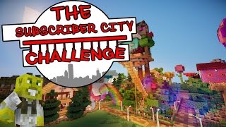 Huge Enderman & Mad Hatters Tea Party! | The Subscriber City Challenge | Ep.6