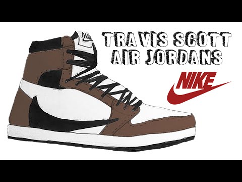 video-linktoworks-How to Draw Travis Scott Air Jordan 1 Sneakers