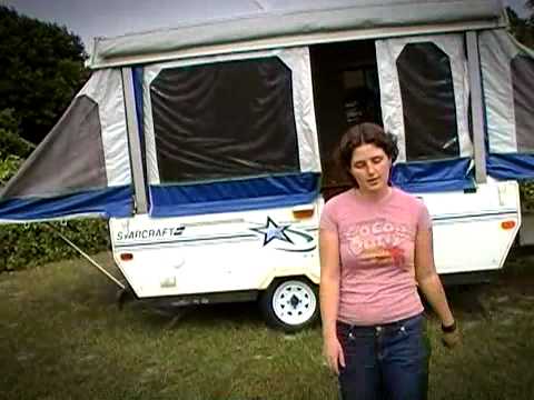 popuptrailer - http://www.travelingontheoutskirts.com/ Living in a pop up trailer is definitely a unique experience. Here we go into whats involved in setting up your popup...