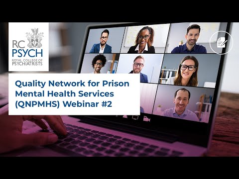Quality Network for Prison Mental Health Services (QNPMHS) Webinar #2 – 23 April 2020