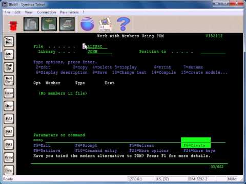 how to define klist in rpgle
