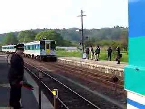 久留里線 朝の久留里駅での列車交換