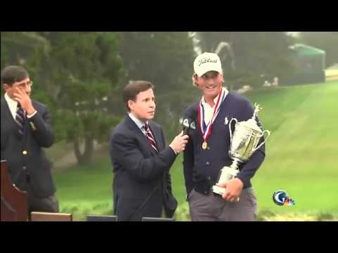 WEB SIMPSON INTERRUPTS AMAZING BIRD CALL - Crazy Guy Interrupts Webb Simpson's Interview HD