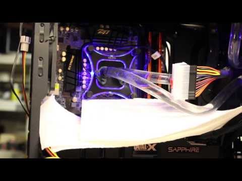 how to set up water cooling in a pc
