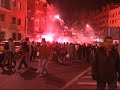 Aberdeen Fans Rioting in Madrid