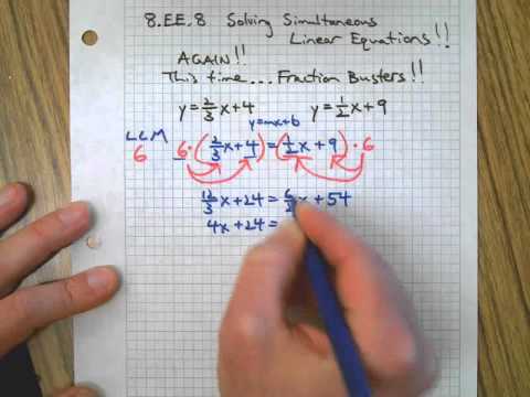how to get rid of fractions in equations