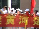 this is a video of hongjiang zhang's torch run on july 7th, 10:55am