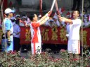 this is a video of hongjiang zhang's torch run on july 7th, 10:55am