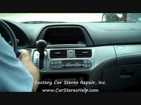 Honda Odyssey Stereo and CD Removal 2005-2010