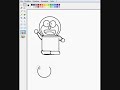 doraemon disegnato con Ms Paint
