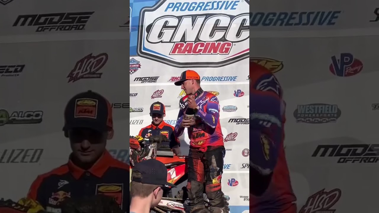 The KTMs are in control of 2026 🟠 Ben Kelley with a commanding win at the Wild Boar #GNCC 🏁