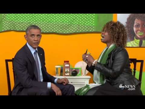 What did she say to President Obama???? Video