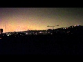 November 30, 2011 Los Angeles Wind Storm: Power Line Transformers Arcing Across Night Sky