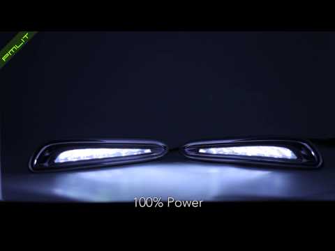 PMLIT Mazda 3 SMD LED 24W DRL Bumper Grille Fog Daytime Running Light Bulbs Kit