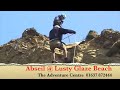 Abseil at Lusty Glaze Beach 100 foot high