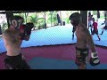Top Ranked Australian MMA fighter Ian Bone sparring WEC vet Muhsin Corbbrey @ Tiger Muay Thai