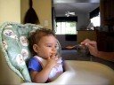 Lunch time with little dude
