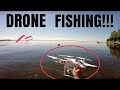 Using a drone to catch a monster bass! EPIC!!!