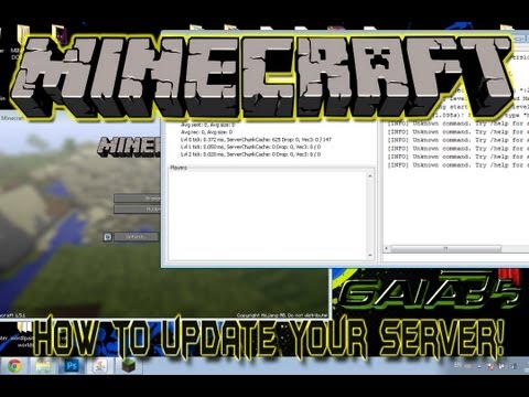 how to update a minecraft server