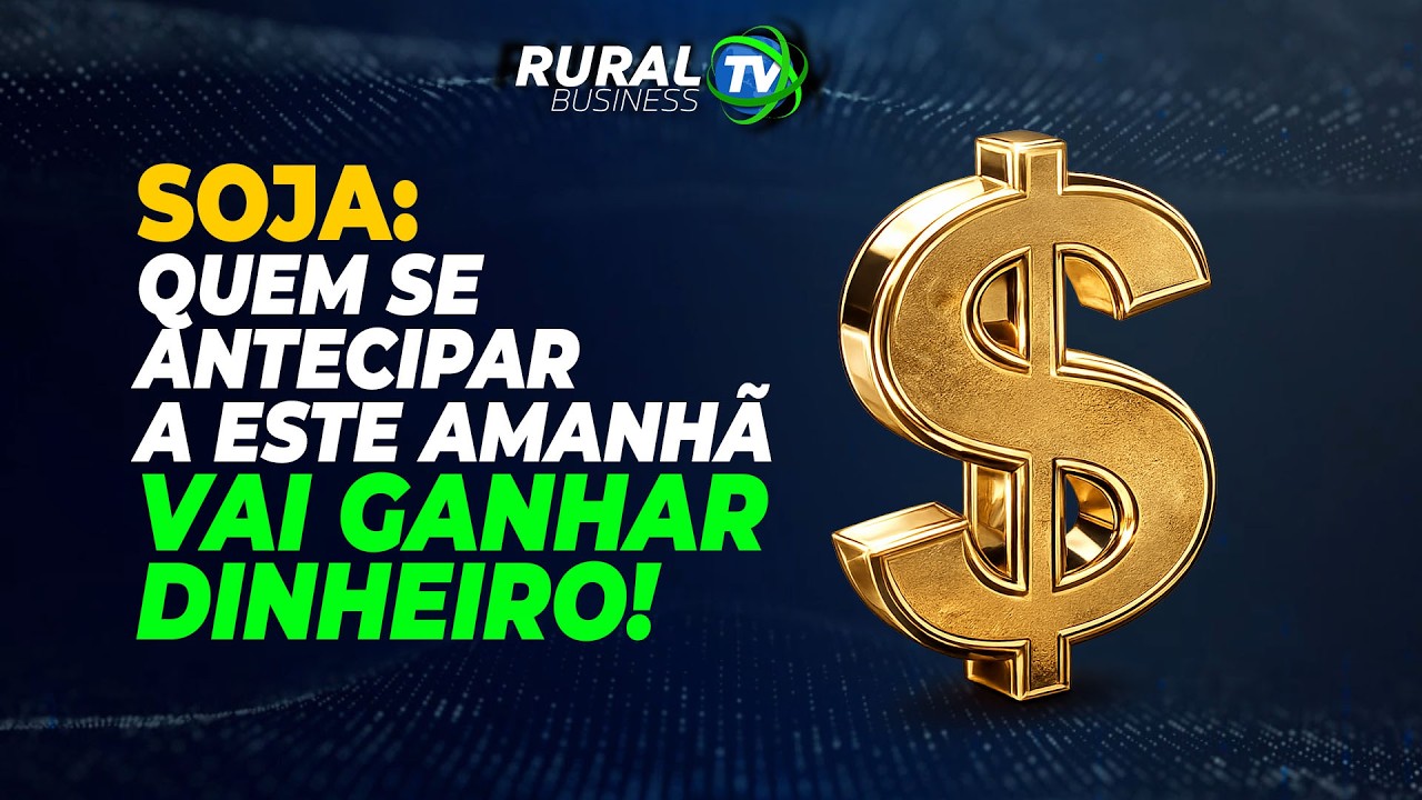 SOJA: QUEM SE ANTECIPAR A ESTE AMANHÃ VAI GANHAR DINHEIRO!