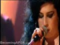 amy winehouse   tears dry on their own  on jools holland 
