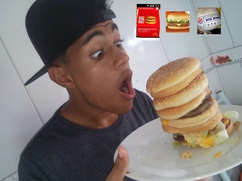 JUNTEI MCDONALD´S, BOB´S E BURGER KING. FICOU BOM ?